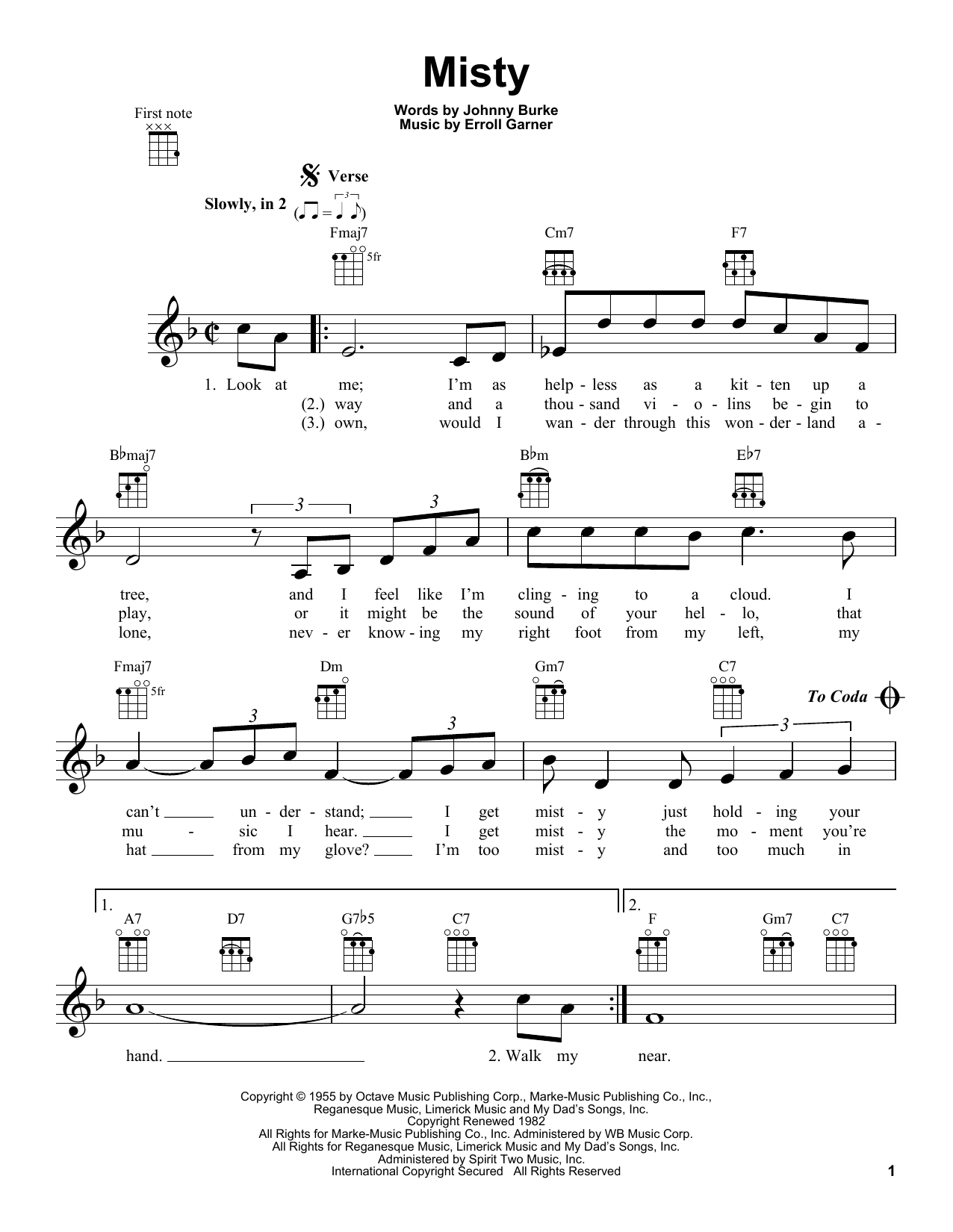 Product gallery: Page 1 of 1 Misty, Johnny Mathis