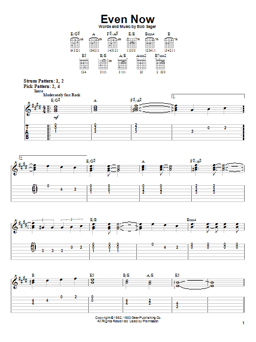 Product gallery: Page 1 of 1 Even Now, Bob Seger