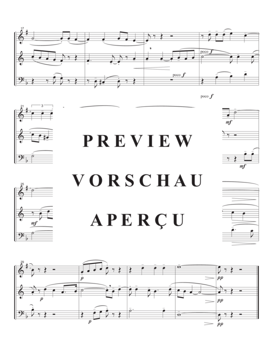 Produktgalerie: Seite 7 von 21 Pocono Trios , , (Trio für Trompete in B, Horn/Trompete in B + Posaune/Euphonium)