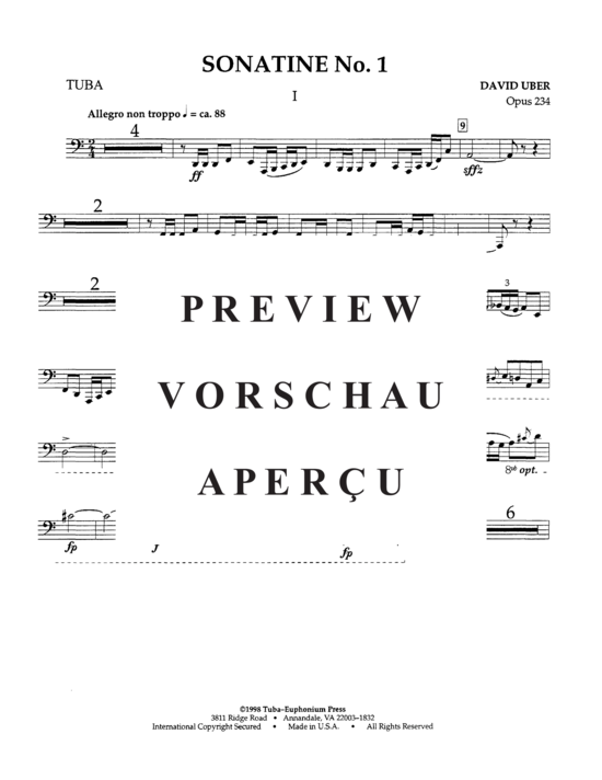 Product gallery: Page 19 of 21 Sonatine No 1 , , (tuba + piano)