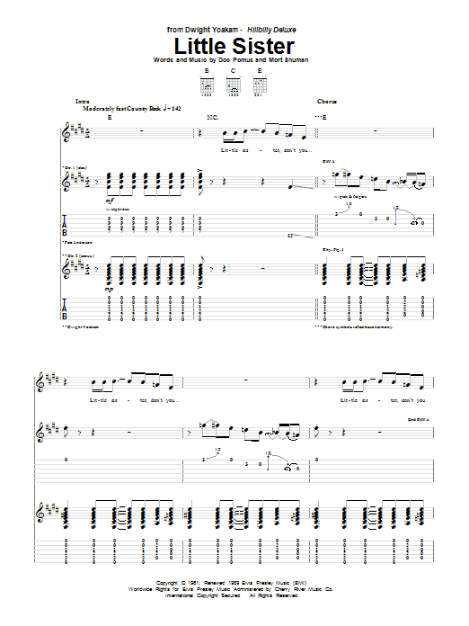 Product gallery: Page 1 of 1 Little Sister, Dwight Yoakam