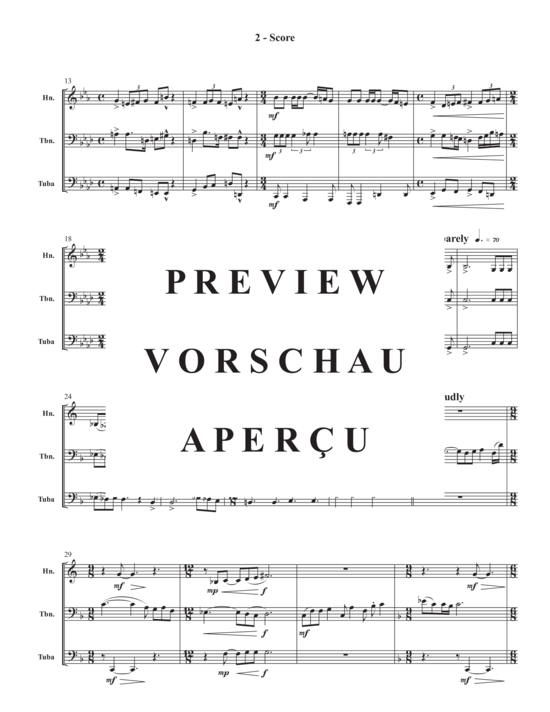 Produktgalerie: Seite 4 von 13 Donnerblitz Trio , , (Blechbläser Trio für Horn in F, Posaune + Tuba)