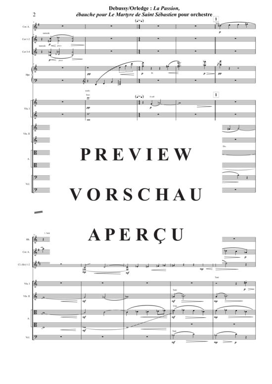 Product gallery: Page 7 of 18 La Passion from Le Martyr de Saint Sebastien , , (orchestra)