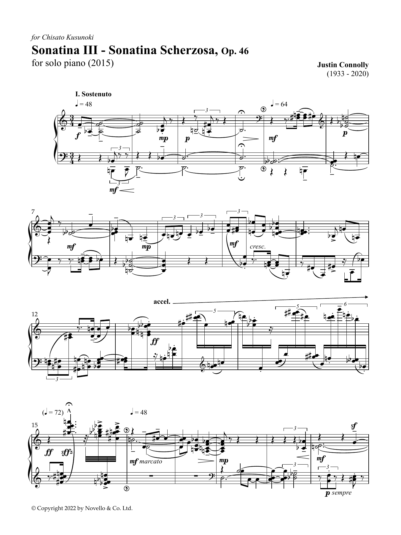 Produktbild zu: Sonatina III