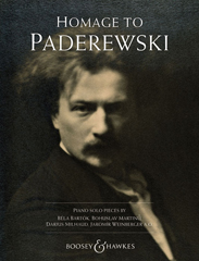cover: Mazurka ('Homage to Paderewski'), Bohuslav Martinu