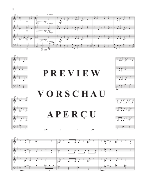 Produktgalerie: Seite 5 von 17 Dry Bones , , (Blechbläserquartett T T H/T T)