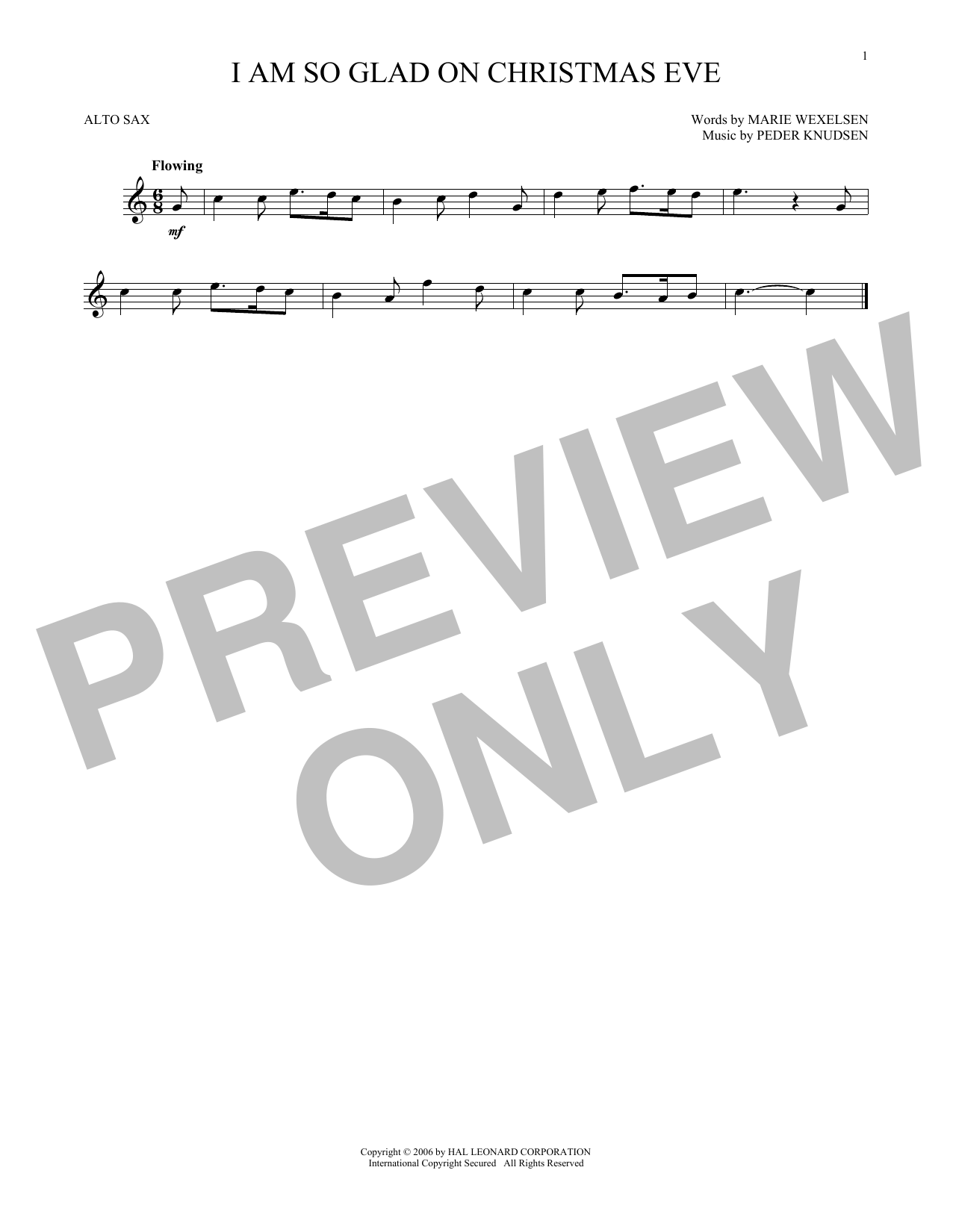 Product gallery: Page 1 of 1 I Am So Glad On Christmas Eve, Peder Knudsen