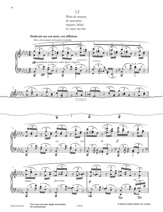 Produktgalerie: Seite 1 von 1 Etude in B-flat minor, Adolph von Henselt, Klavier