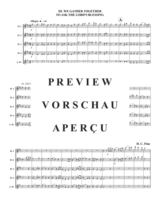 Product gallery: Page 3 of 16 Thanksgiving for Flutes , , (Flute Quintet)