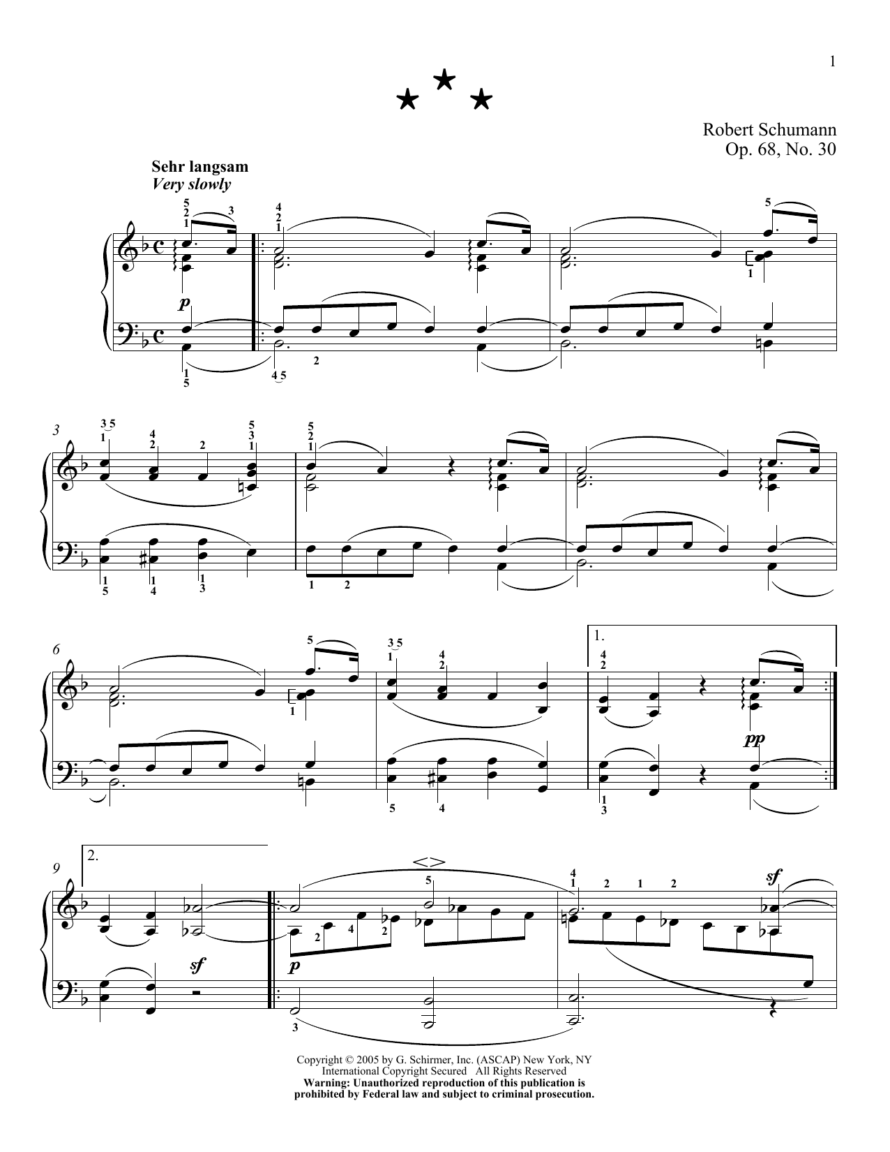 Product picture to: Molto Lento, Op. 68, No. 30