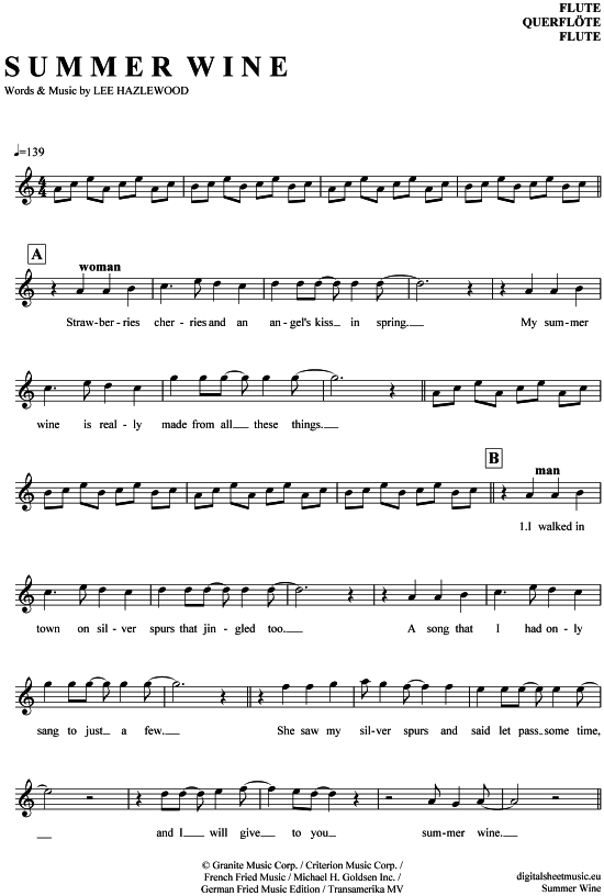 Product gallery: Page 1 of 4 Summer Wine , Valo, Ville/Avelon, Natalia, (transverse flute)