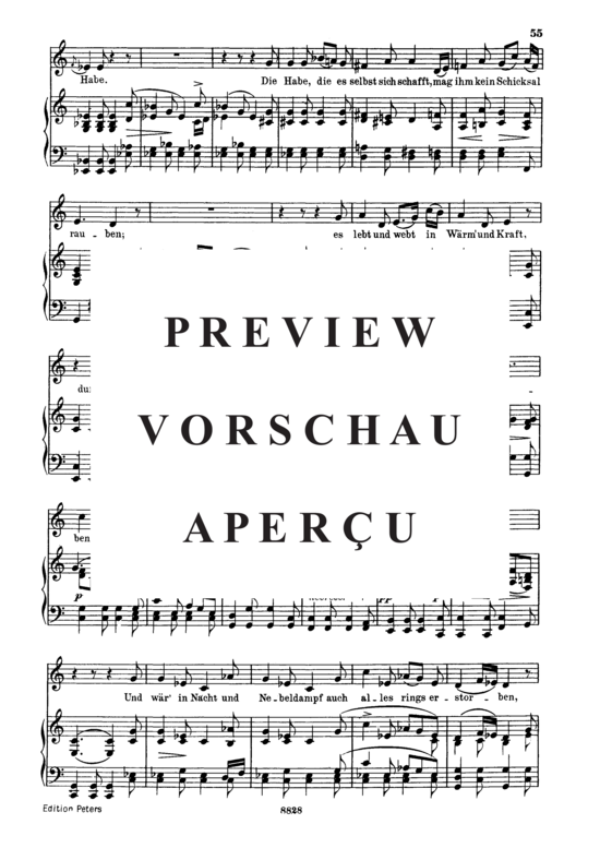 Product gallery: Page 5 of 6 Abendlied für die Entfernte D.856, , Low Voice and Piano