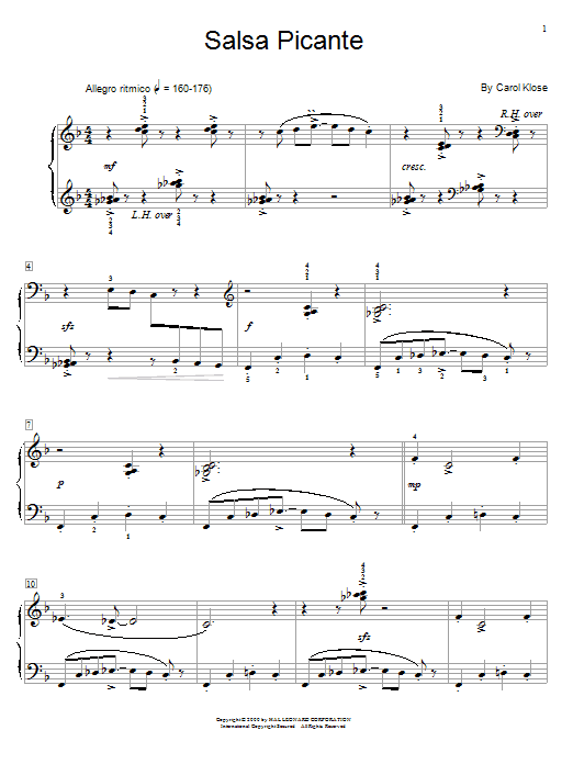 Product picture to:  Salsa Picante - Carol Klose