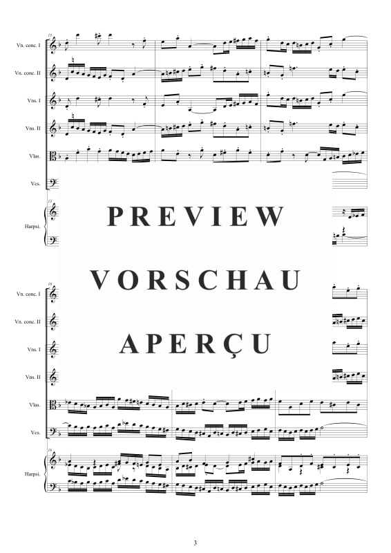 Product gallery: Page 4 of 11 Double Concerto in D minor BWV 1043, , Mixed Ensemble 2 Violins, Strings and Continuo (Harpsichord)