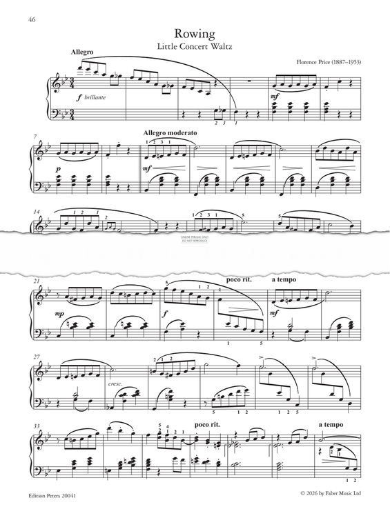 Product picture to: Rowing: Little Concert Waltz