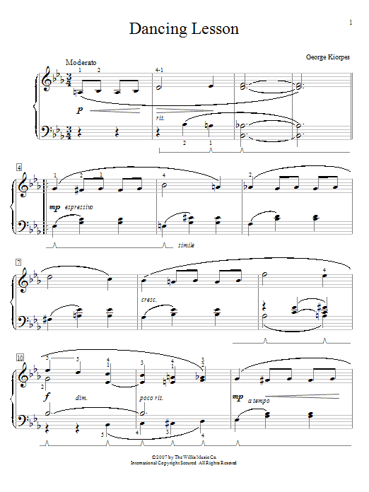 Produktbild zu: Dancing Lesson
