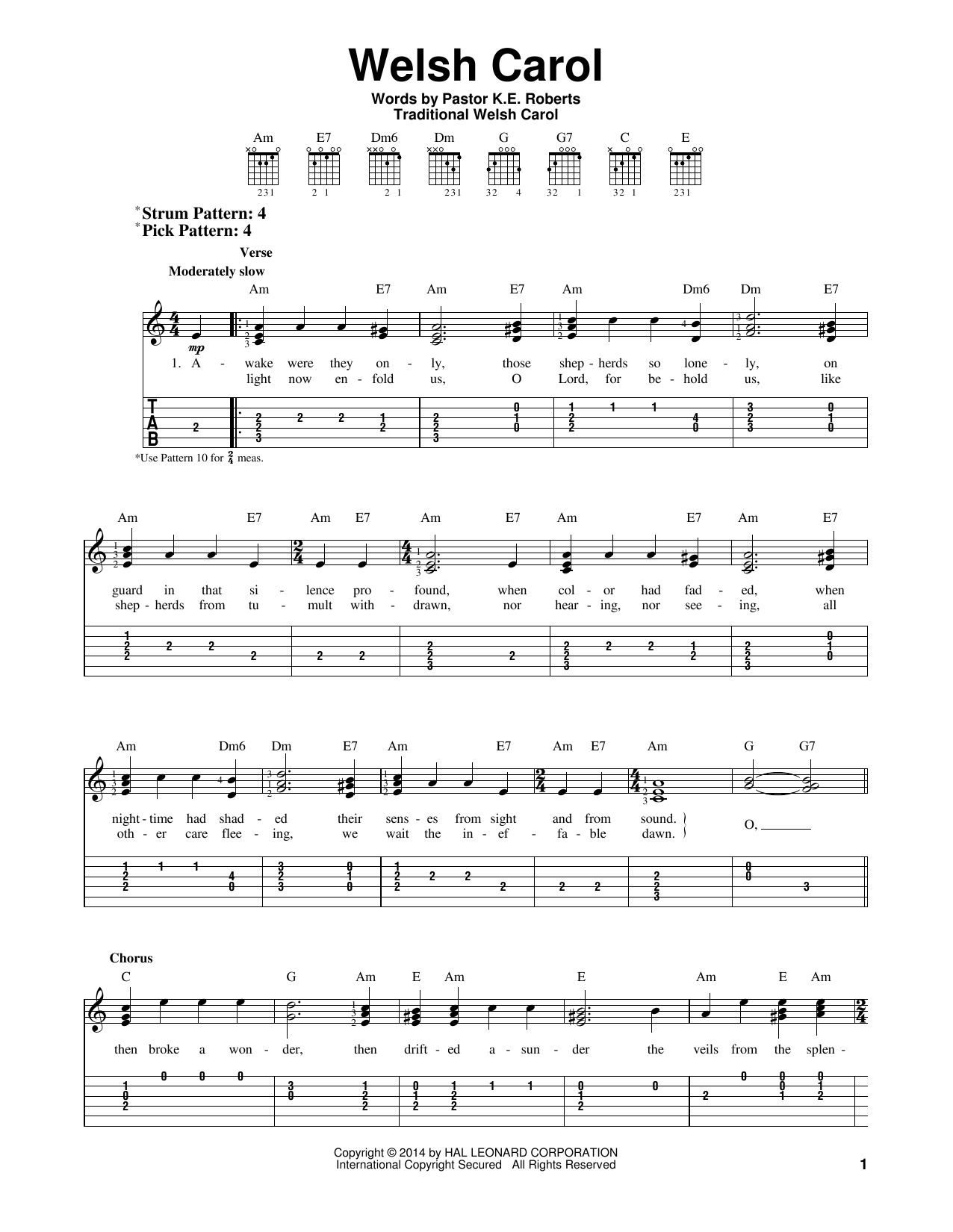 Produktbild zu: Welsh Carol