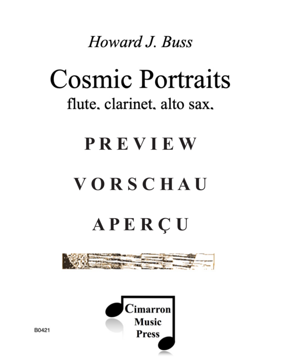 Product gallery: Page 2 of 21 Cosmic Portraits , , (flute, clarinet, alto saxophone and tenor saxophone)