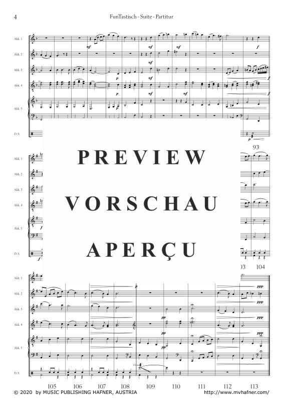 Product gallery: Page 9 of 11 FunTastisch - Suite, , (accordion ensemble and drumset)