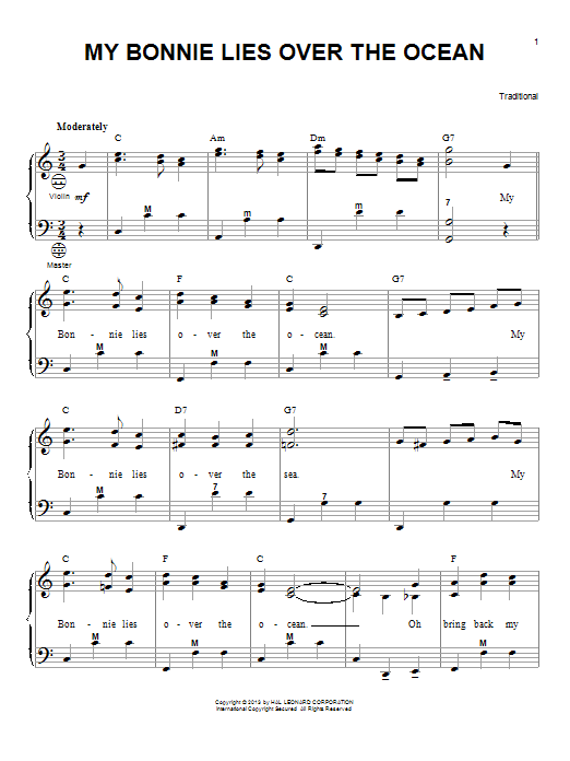 Product gallery: Page 1 of 1 My Bonnie Lies Over The Ocean, Gary Meisner