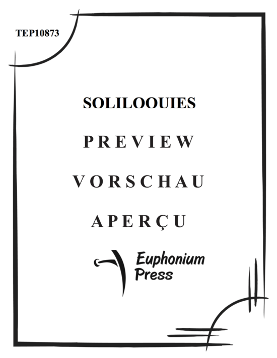 Product gallery: Page 2 of 9 Soliloquies , , (Euphonium Solo)