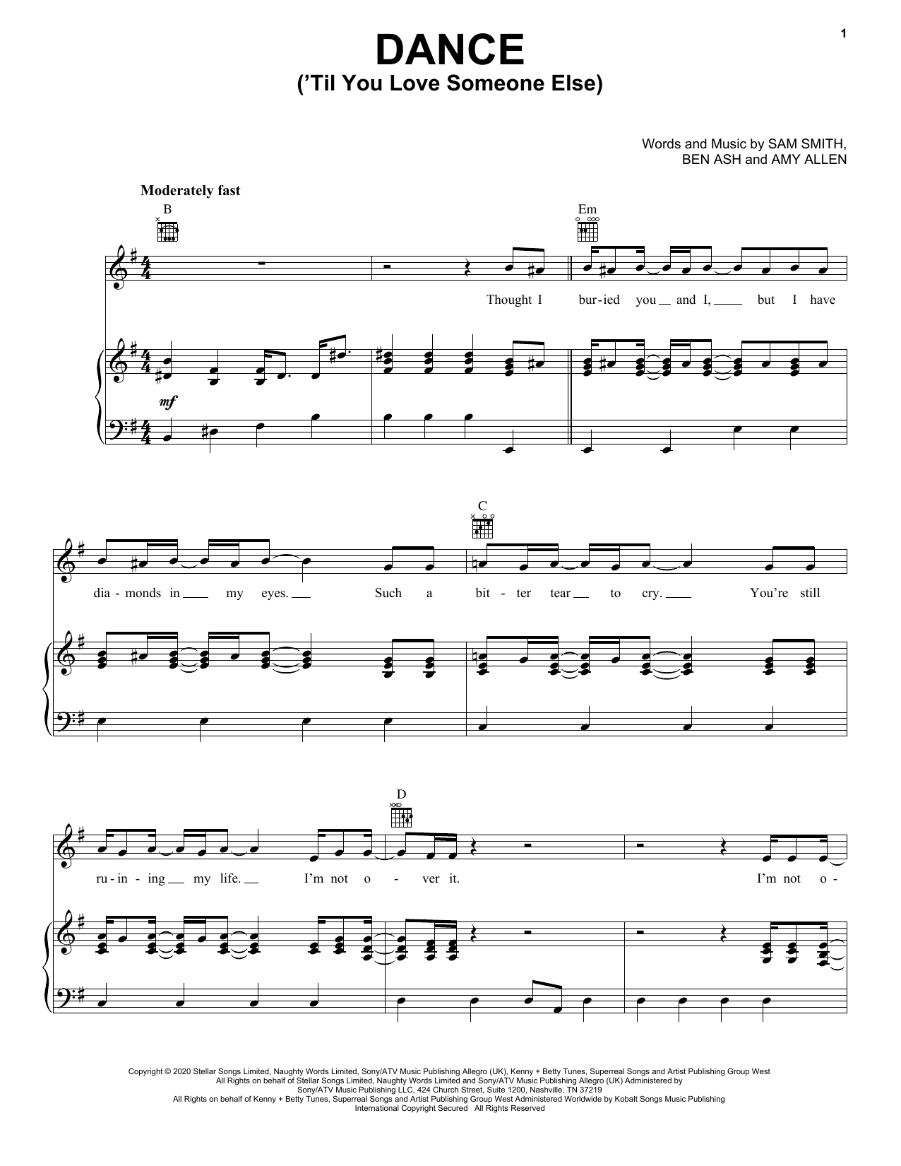Produktbild zu: Dance ('Til You Love Someone Else)