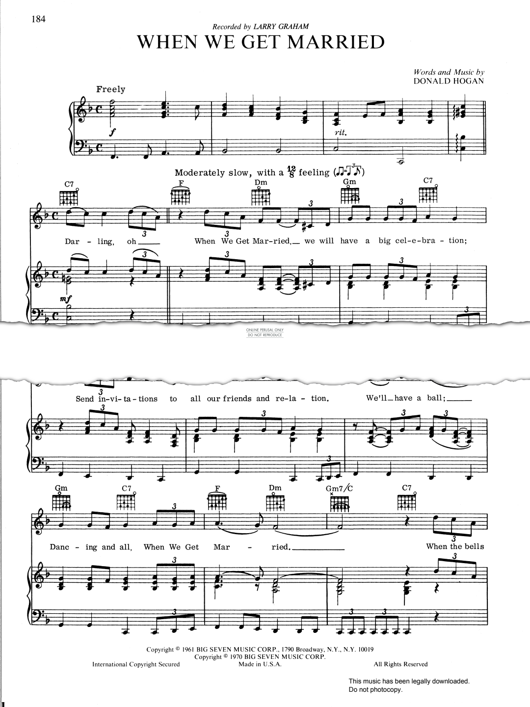 Product gallery: Page 1 of 1 When We Get Married, Larry Graham