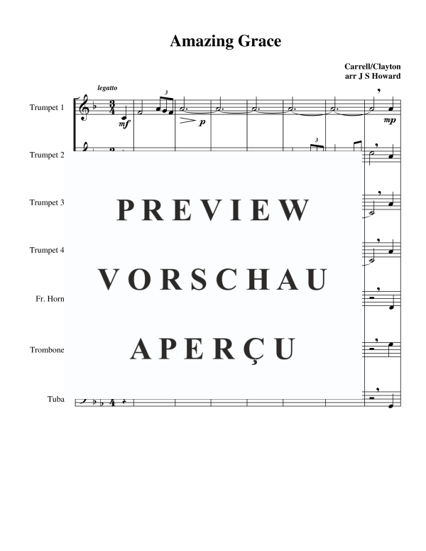 Produktgalerie: Seite 3 von 11 Amazing Grace, , Blechbläserensemble