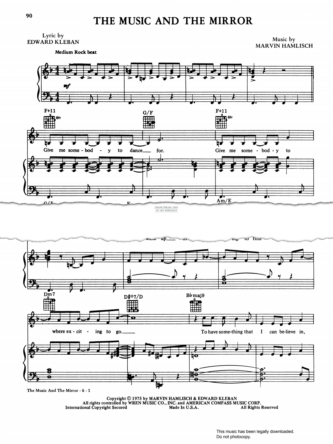 gallery: The Music And The Mirror, Marvin Hamlisch