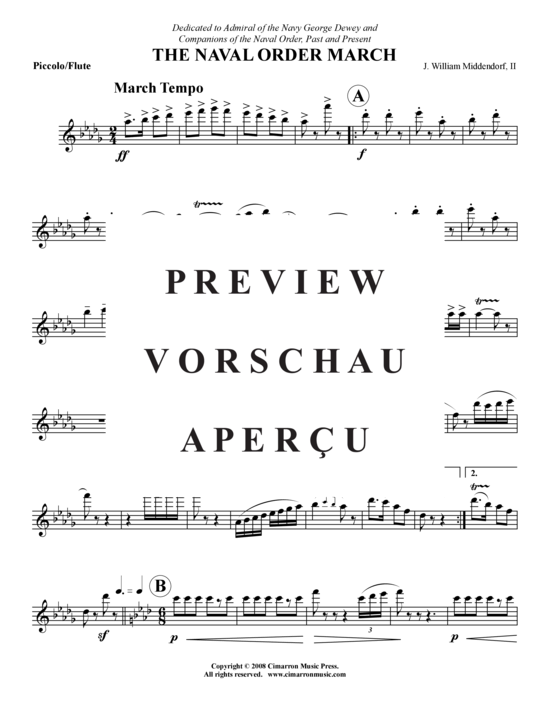 Product gallery: Page 10 of 21 Naval Order Marsch , , (Concert Band)