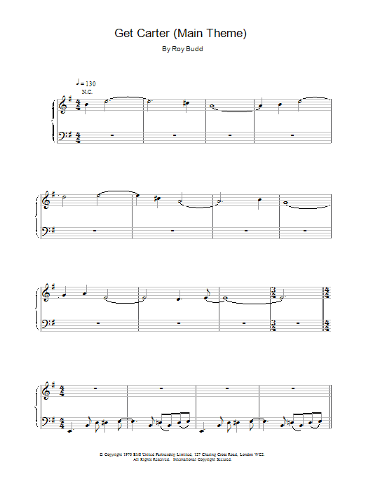 Product gallery: Page 1 of 1 Get Carter (Main Theme), Roy Budd