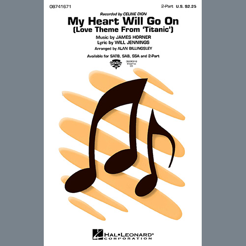 cover: My Heart Will Go On (Love Theme From 'Titanic') (arr. Alan Billingsley), Celine Dion, Chor