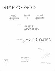 cover: Star Of God, Eric Coates, Gesang, Klavier