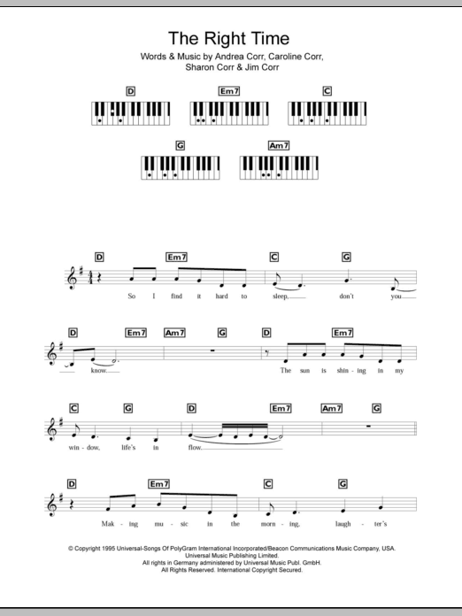 Produktbild zu: The Right Time