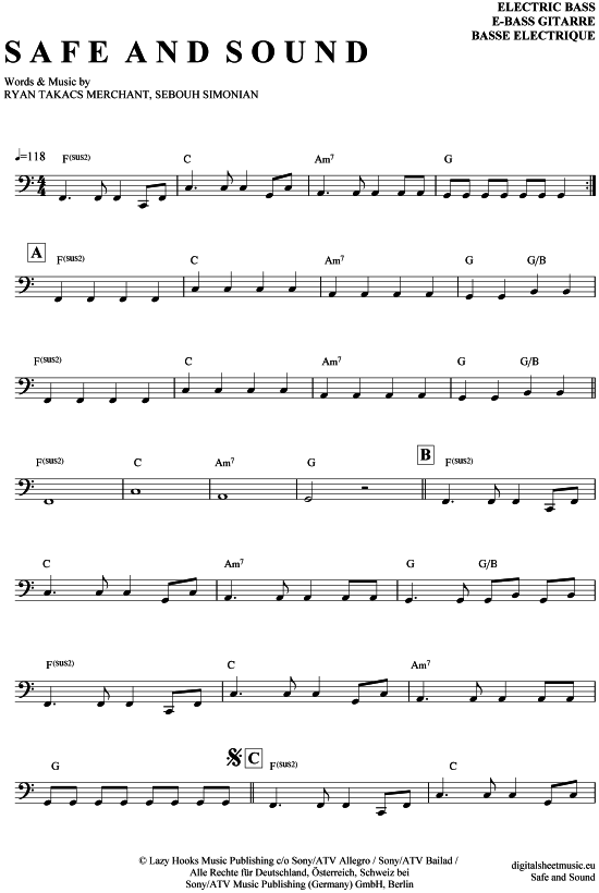 Product picture to: Safe and sound Capital Cities