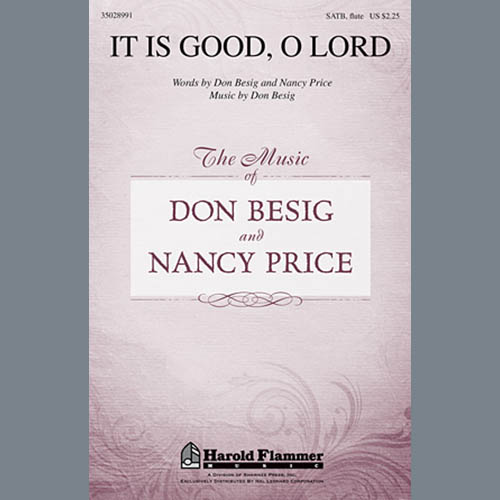 cover: It Is Good, O Lord, Don Besig