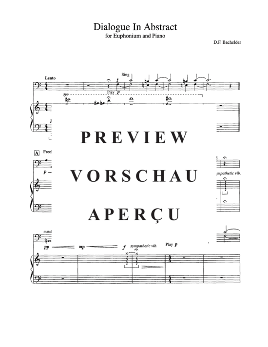 Product gallery: Page 3 of 9 Dialogue in Abstract , , (euphonium + piano)