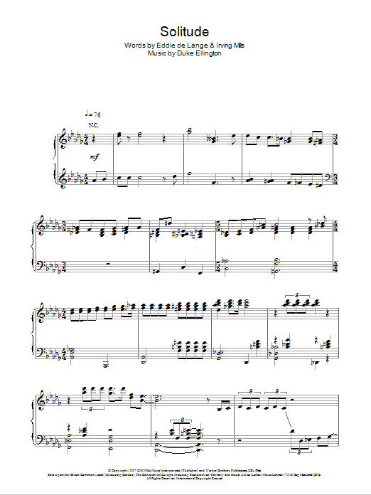 Product gallery: Page 1 of 1 Solitude, Duke Ellington