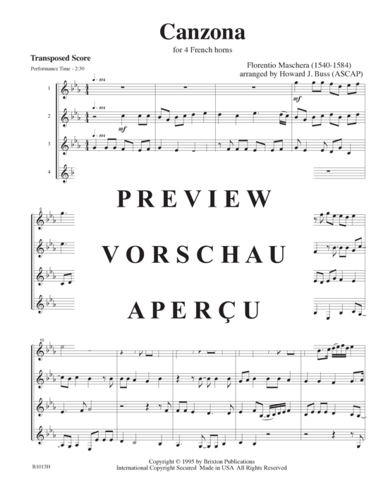 Product gallery: Page 4 of 15 Canzona , , (4 horns)