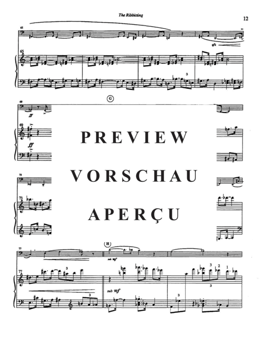 Produktgalerie: Seite 16 von 21 Four Ragged Fables , , (Tuba + Klavier)
