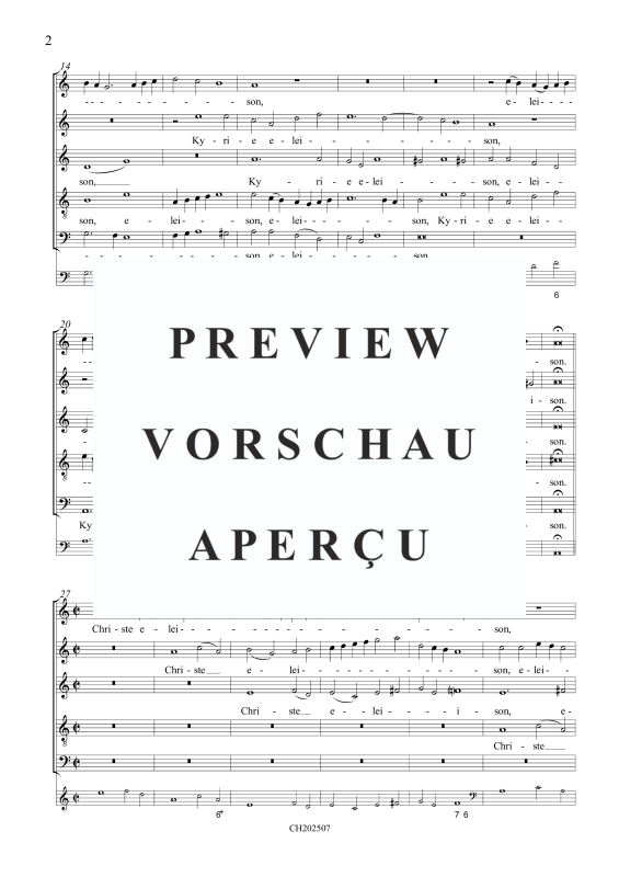 Produktgalerie: Seite 3 von 11 Missa brevis (Klassiker der Chormusik), , Gemischter Chor 5-stimmig und BC