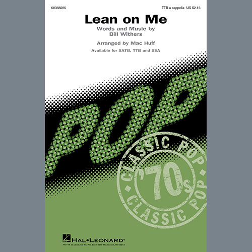 cover: Lean On Me (arr. Mac Huff), Bill Withers