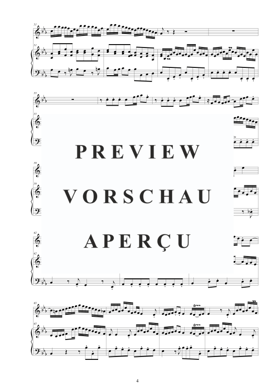 Product gallery: Page 5 of 11 Flute Sonata No. 2 in E flat BWV 1031, , Flute and Harpsichord/Piano