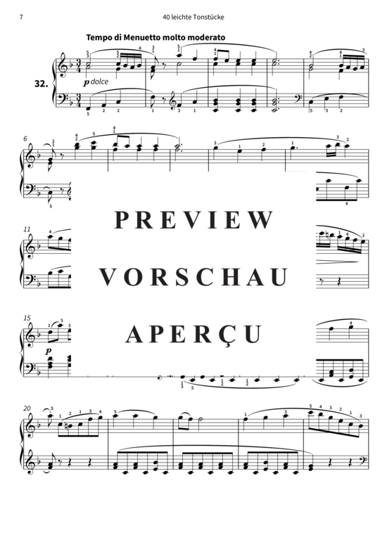 Product gallery: Page 10 of 11 40 leichte Tonstücke - op. 803, Werke 29 - 32 , , Piano Solo