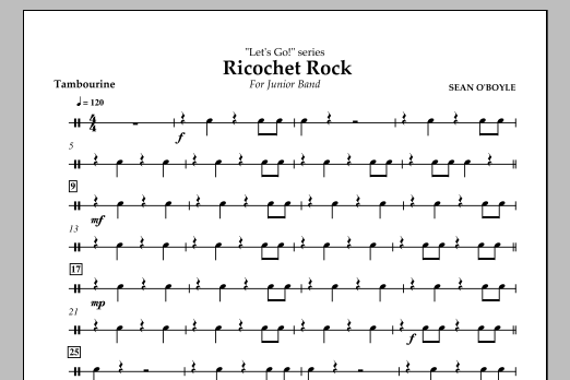 Produktbild zu:  Ricochet Rock - Tambourine - 