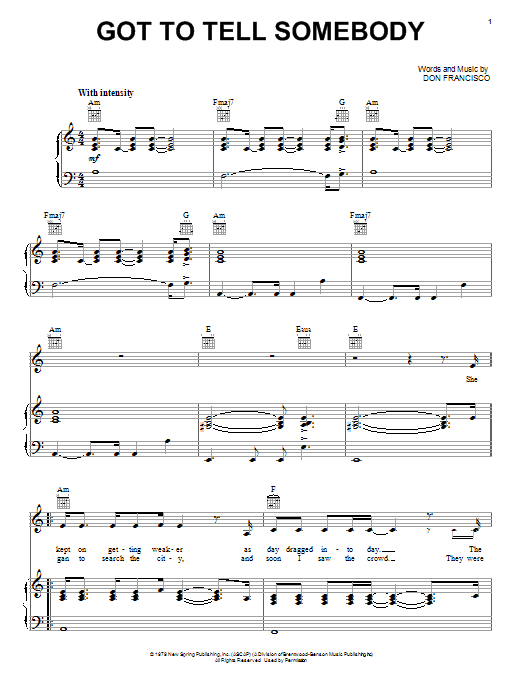 Produktbild zu: Got To Tell Somebody