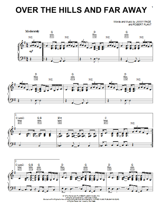 Produktbild zu: Over The Hills And Far Away