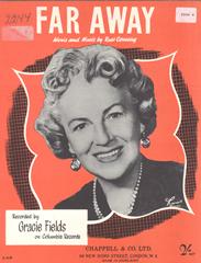 cover: Far Away, Gracie Fields
