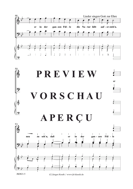 Product gallery: Page 6 of 11 Lieder singen, Gott zur Ehre aus Sinfonie Nr.9 / An die Freude , , (piano + voice/instrument)
