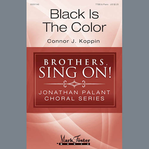 cover: Black Is The Color, Connor J. Koppin